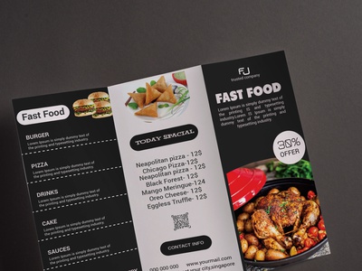 Detail Food Brochure Template Word Nomer 41