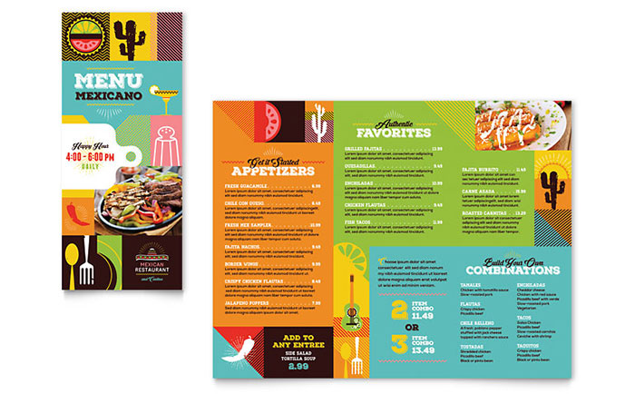 Detail Food Brochure Template Word Nomer 45