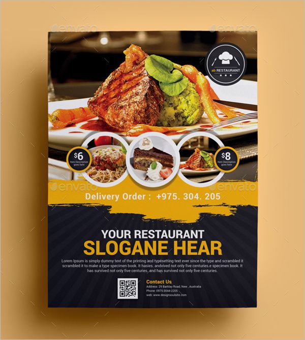 Detail Food Brochure Template Word Nomer 50