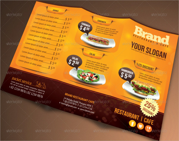 Detail Food Brochure Template Word Nomer 51