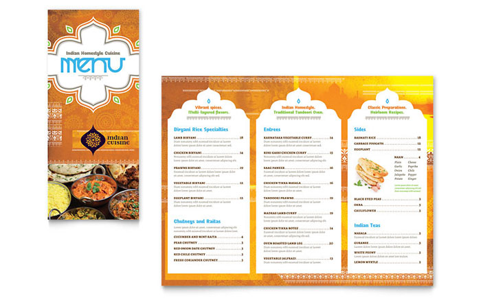 Detail Food Brochure Template Word Nomer 53