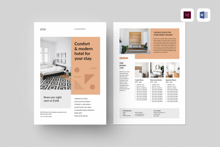 Detail Food Brochure Template Word Nomer 57