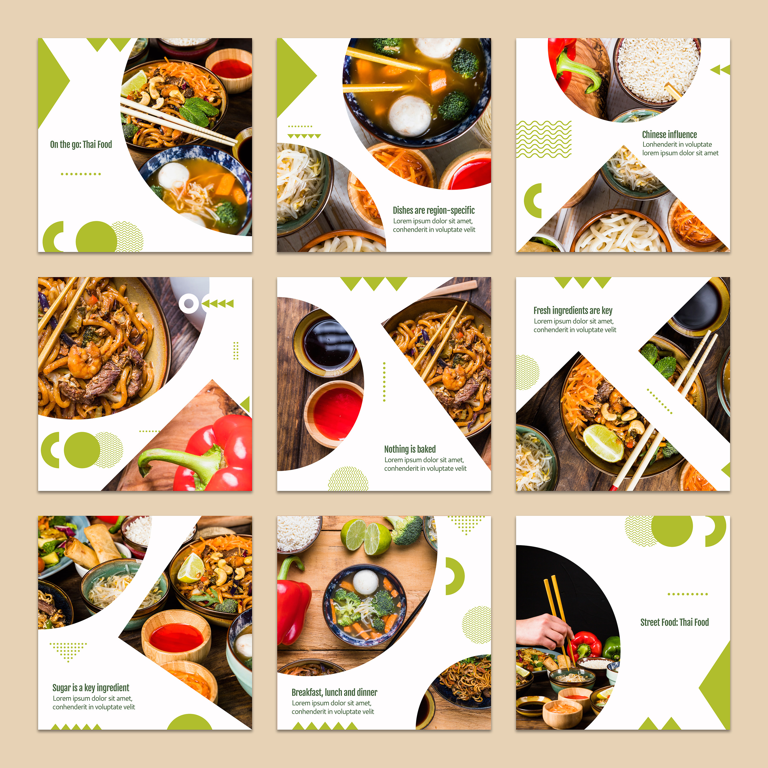 Detail Food Instagram Feed Template Nomer 2