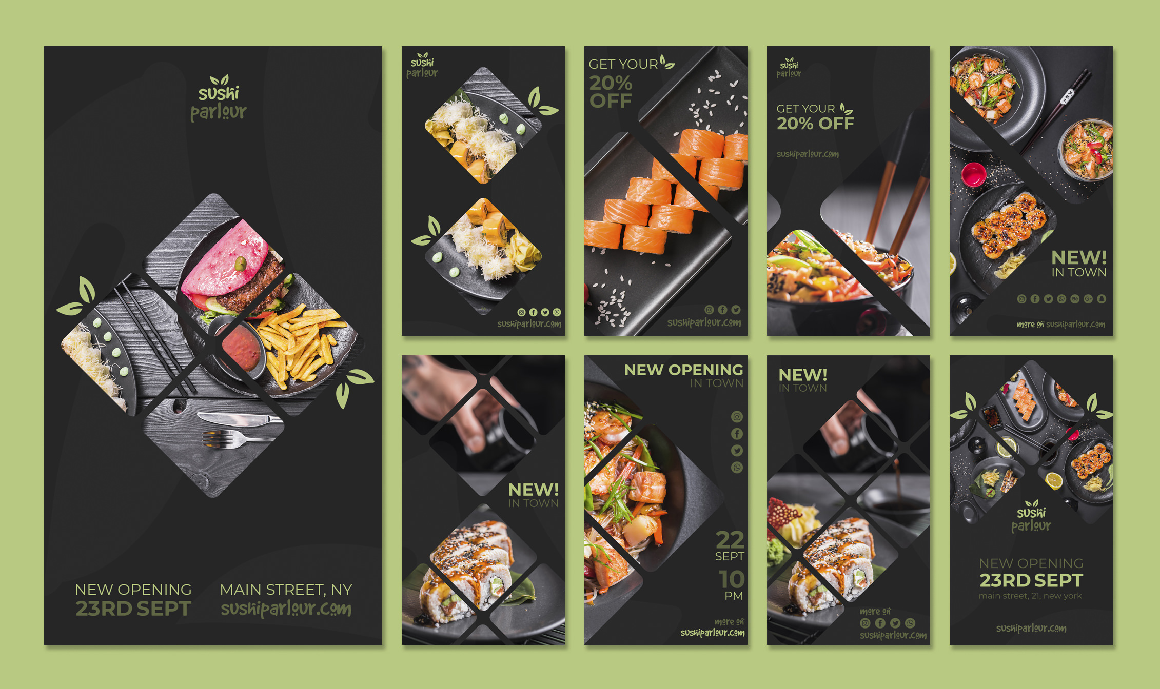 Detail Food Instagram Feed Template Nomer 18