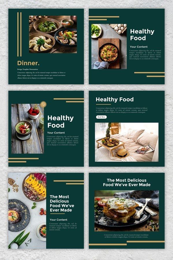 Detail Food Instagram Feed Template Nomer 20