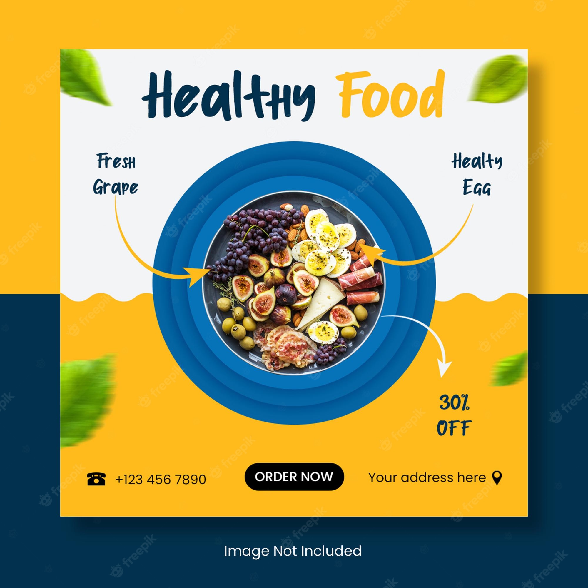 Detail Food Instagram Feed Template Nomer 47