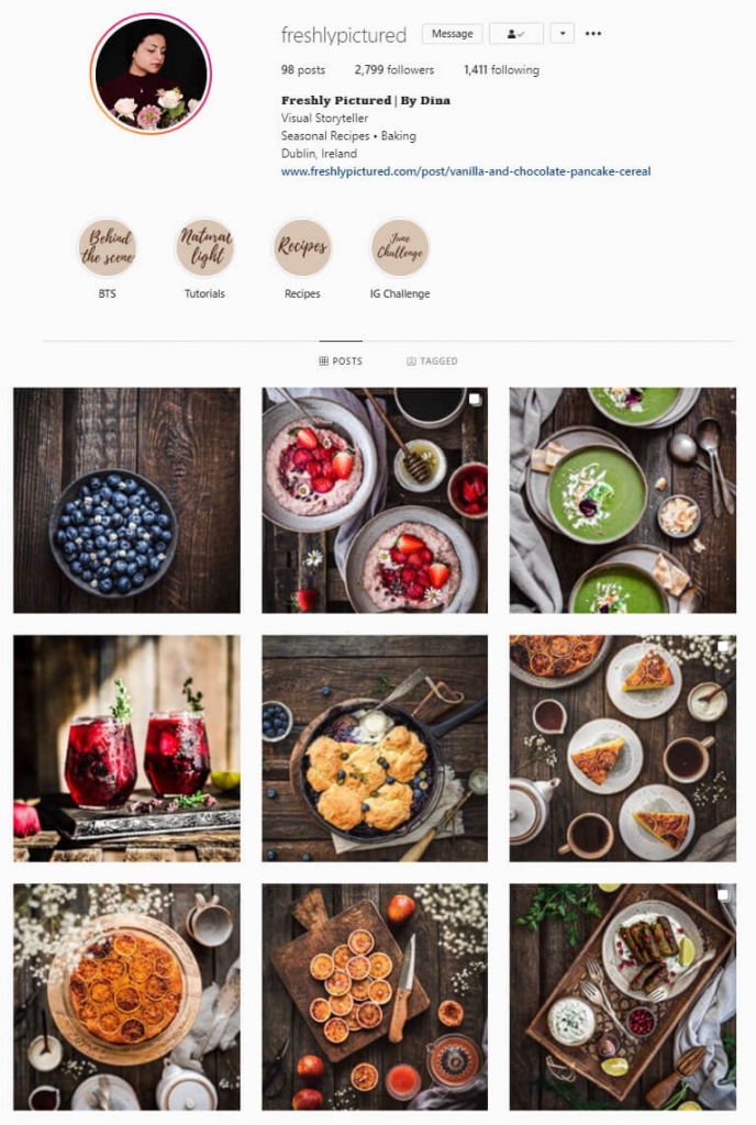 Detail Food Instagram Feed Template Nomer 50