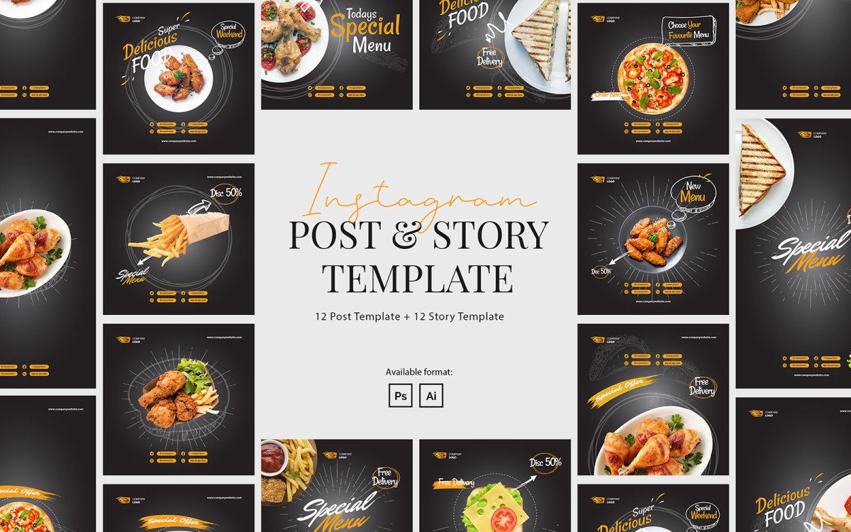 Detail Food Instagram Story Template Nomer 28