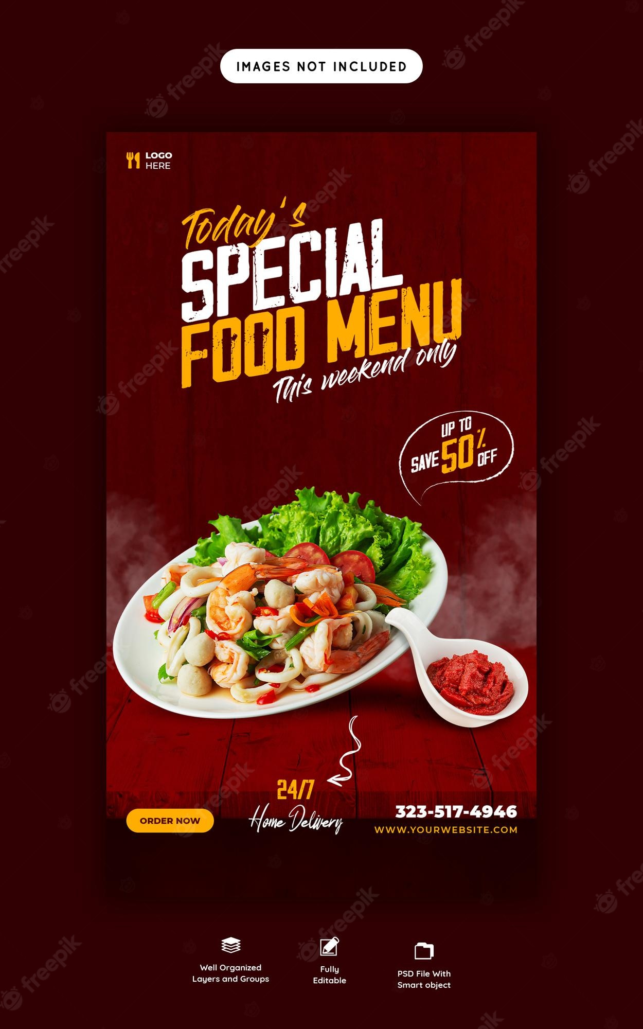 Detail Food Instagram Story Template Nomer 44