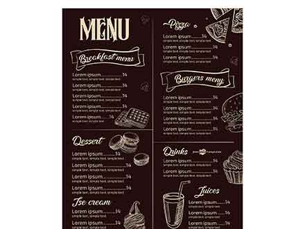 Detail Food Menu Template Nomer 15