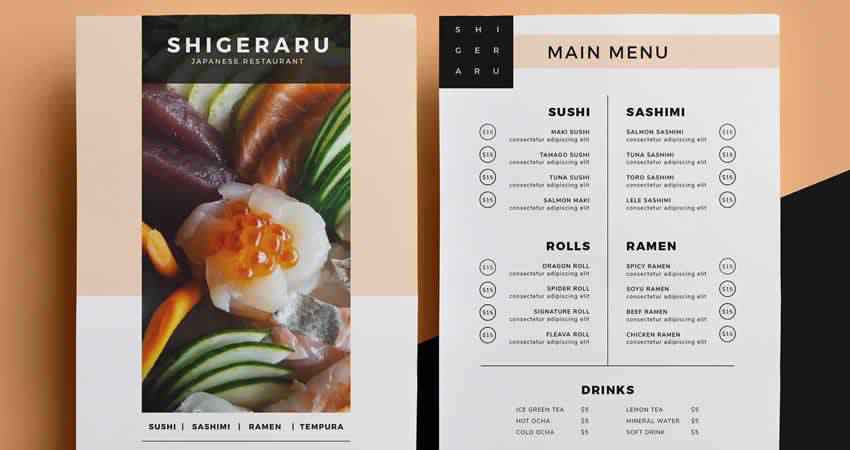 Detail Food Menu Template Nomer 47