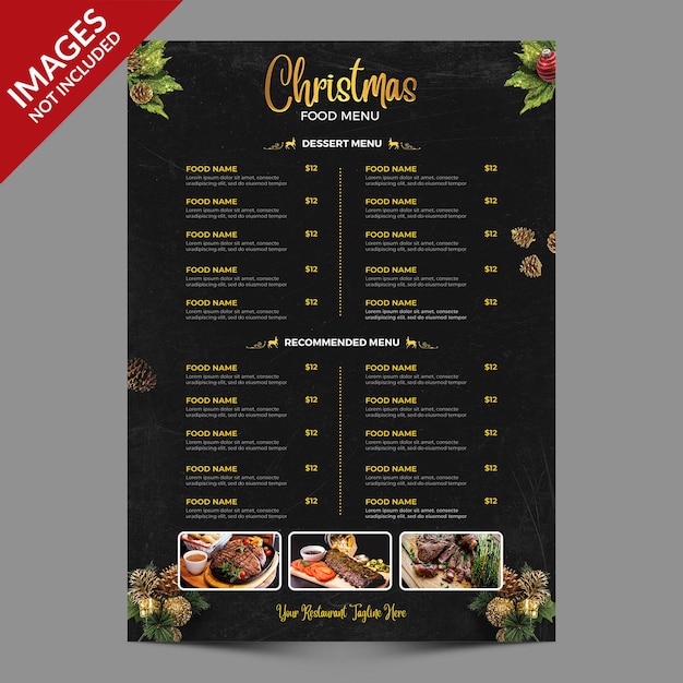 Detail Food Menu Template Microsoft Word Nomer 39