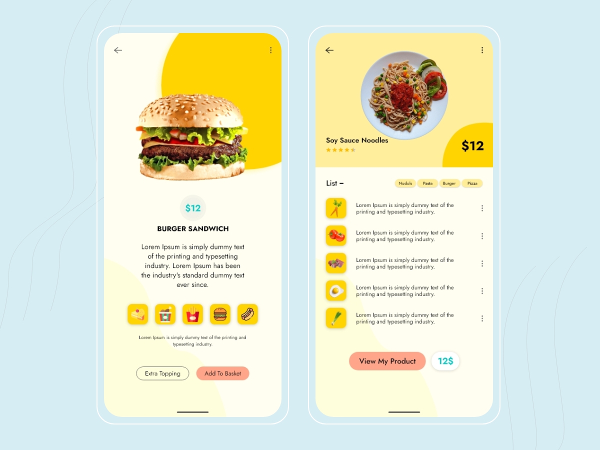 Detail Food Order List Template Nomer 32