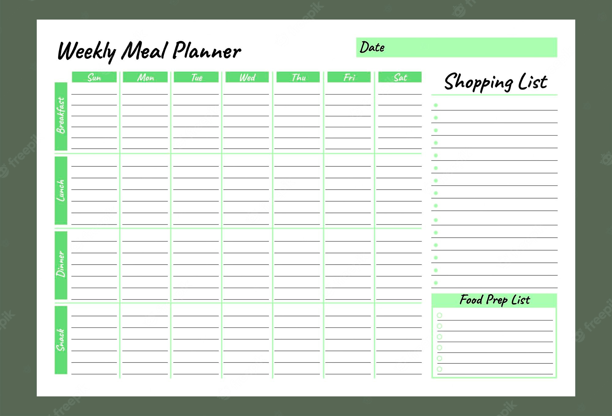 Detail Food Order List Template Nomer 35