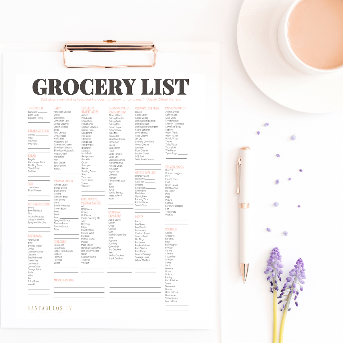 Detail Food Order List Template Nomer 45