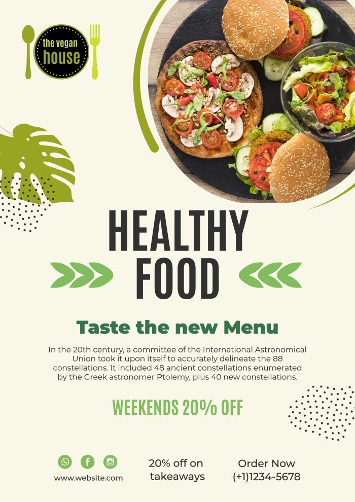 Detail Food Poster Template Nomer 42