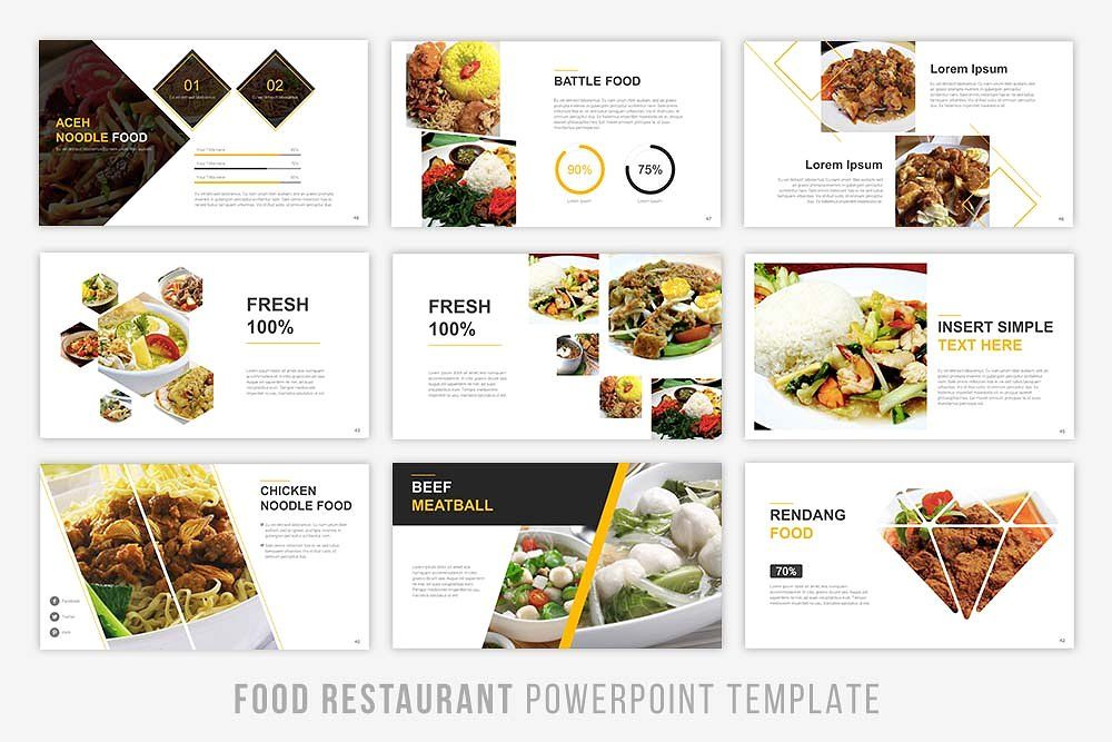 Download Food Powerpoint Template Nomer 14