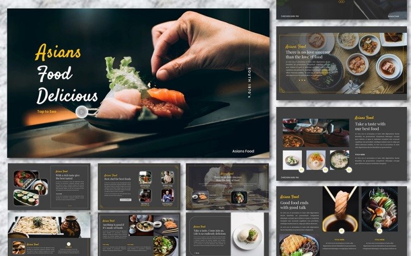 Detail Food Powerpoint Template Nomer 17
