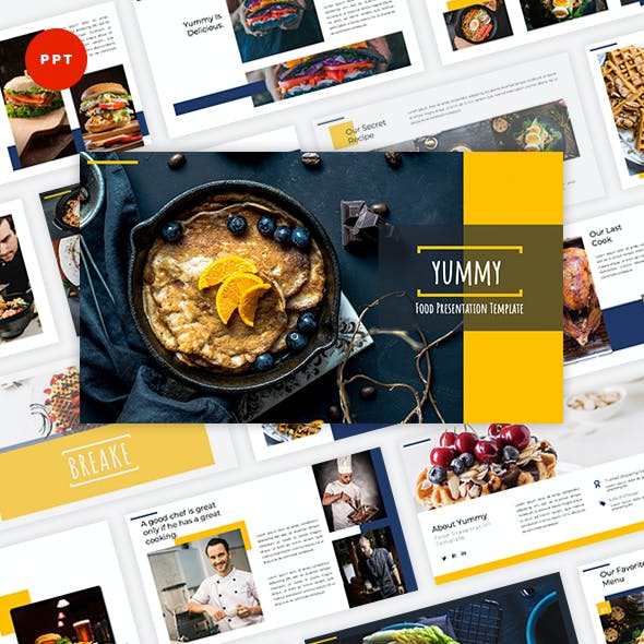 Detail Food Powerpoint Template Nomer 29
