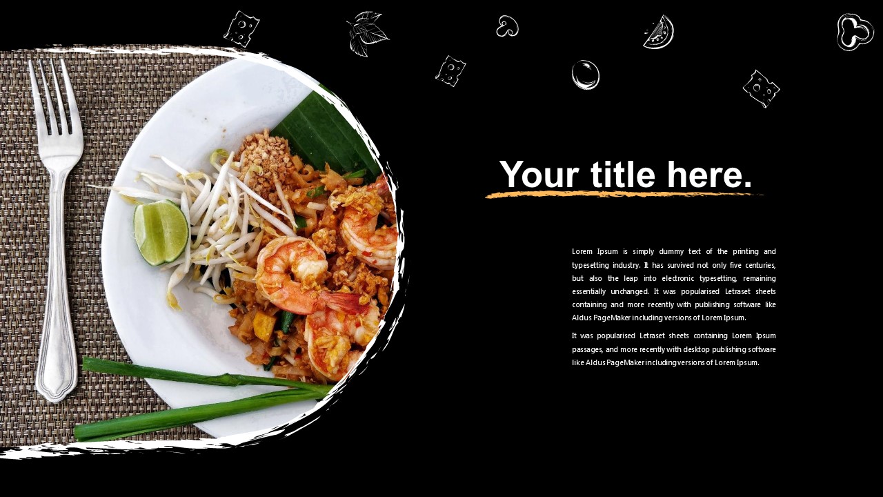 Detail Food Powerpoint Template Nomer 35