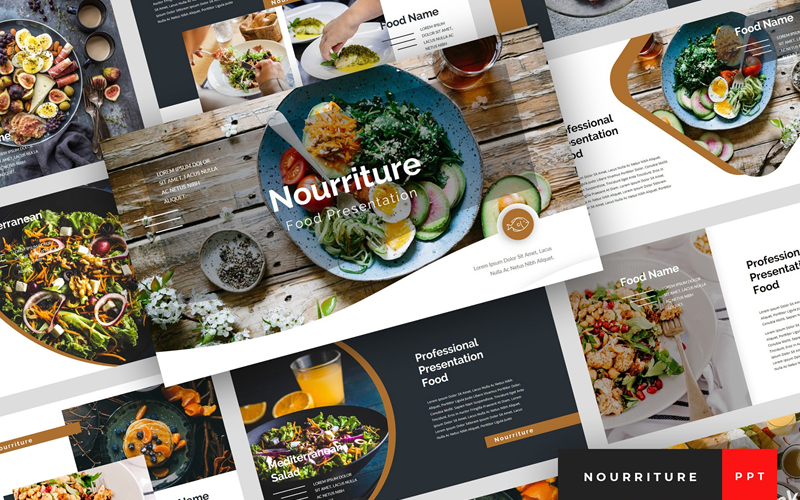 Detail Food Powerpoint Template Nomer 44