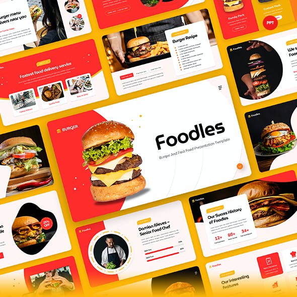 Detail Food Powerpoint Template Nomer 47