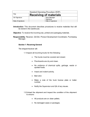 Detail Food Safety Sop Template Nomer 31