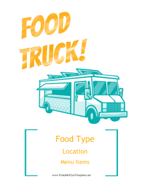 Detail Food Truck Template Free Nomer 45