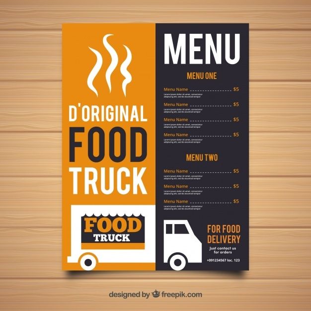 Detail Food Truck Template Free Nomer 51