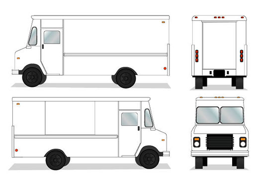 Food Truck Wrap Design Template - KibrisPDR