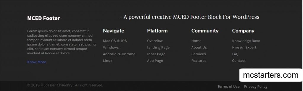 Detail Footer Template For Elementor Nomer 19