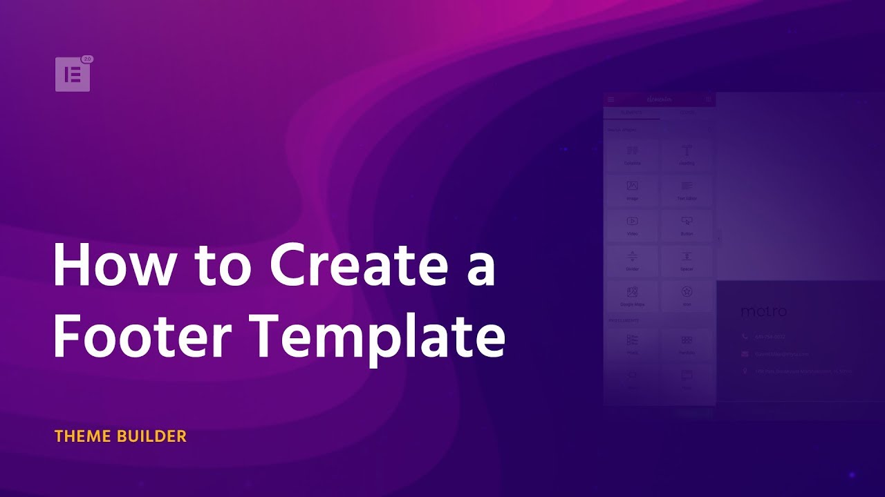 Detail Footer Template For Elementor Nomer 28