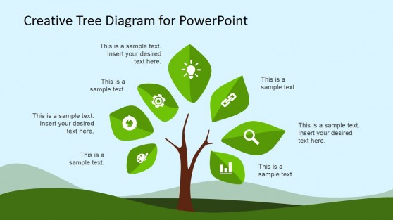 Detail Forest Powerpoint Template Nomer 12