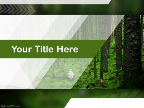 Detail Forest Powerpoint Template Nomer 25