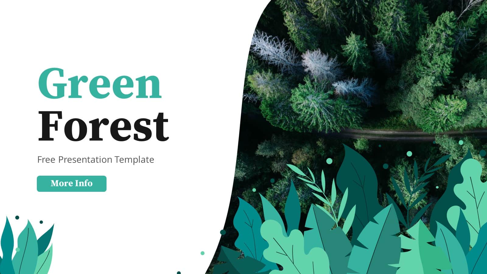 Detail Forest Powerpoint Template Nomer 4