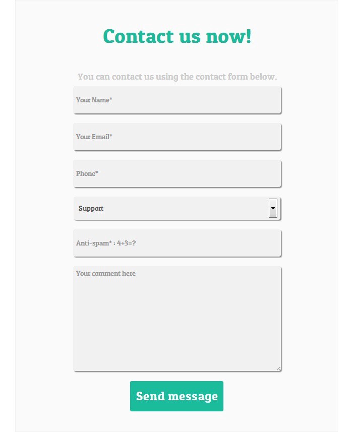 Detail Form Css Template Nomer 16