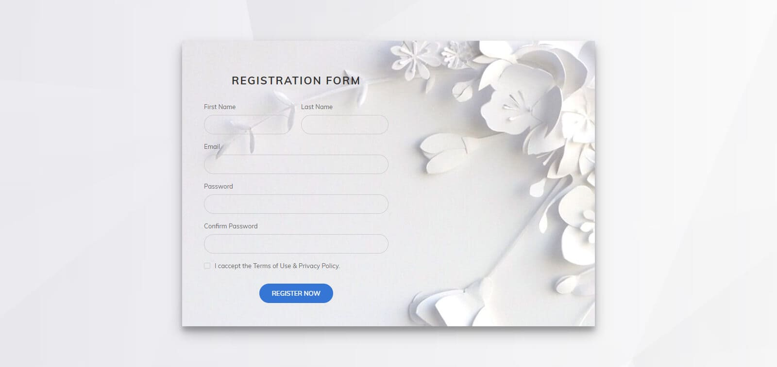 Detail Form Css Template Nomer 43