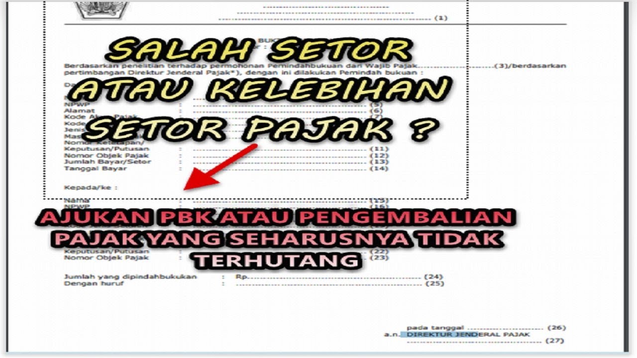 Detail Form Pindah Buku Pajak Nomer 14