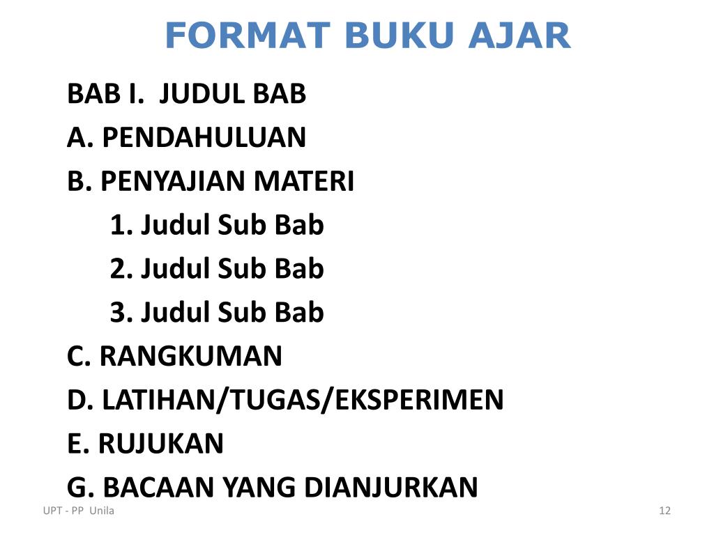 Detail Format Buku Ajar Nomer 7