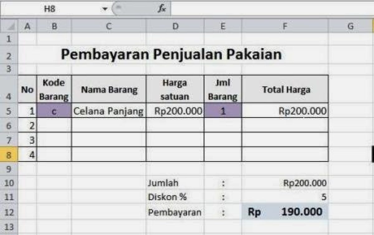 Detail Format Buku Penjualan Barang Nomer 50