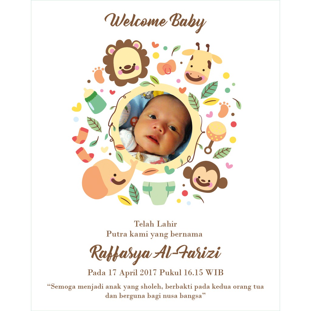 Detail Format Kartu Ucapan Kelahiran Bayi Nomer 21