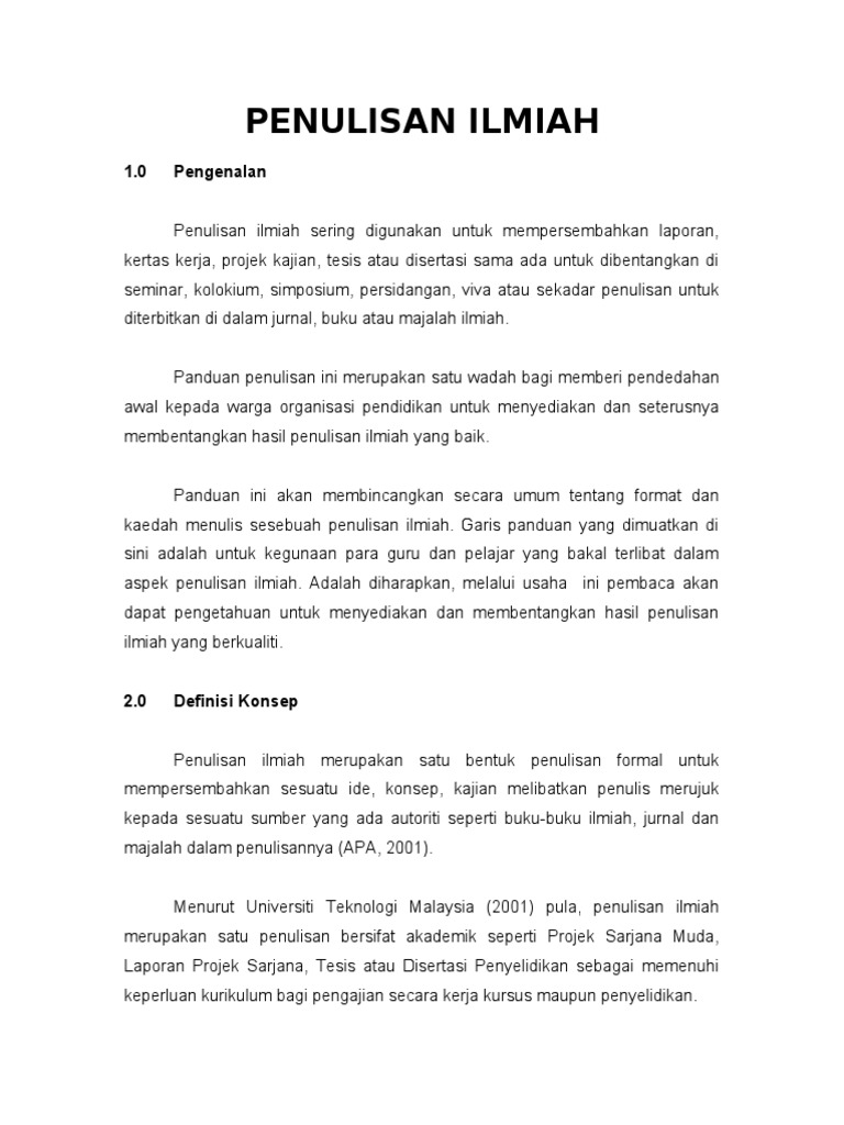 Detail Format Penulisan Buku Ilmiah Nomer 14