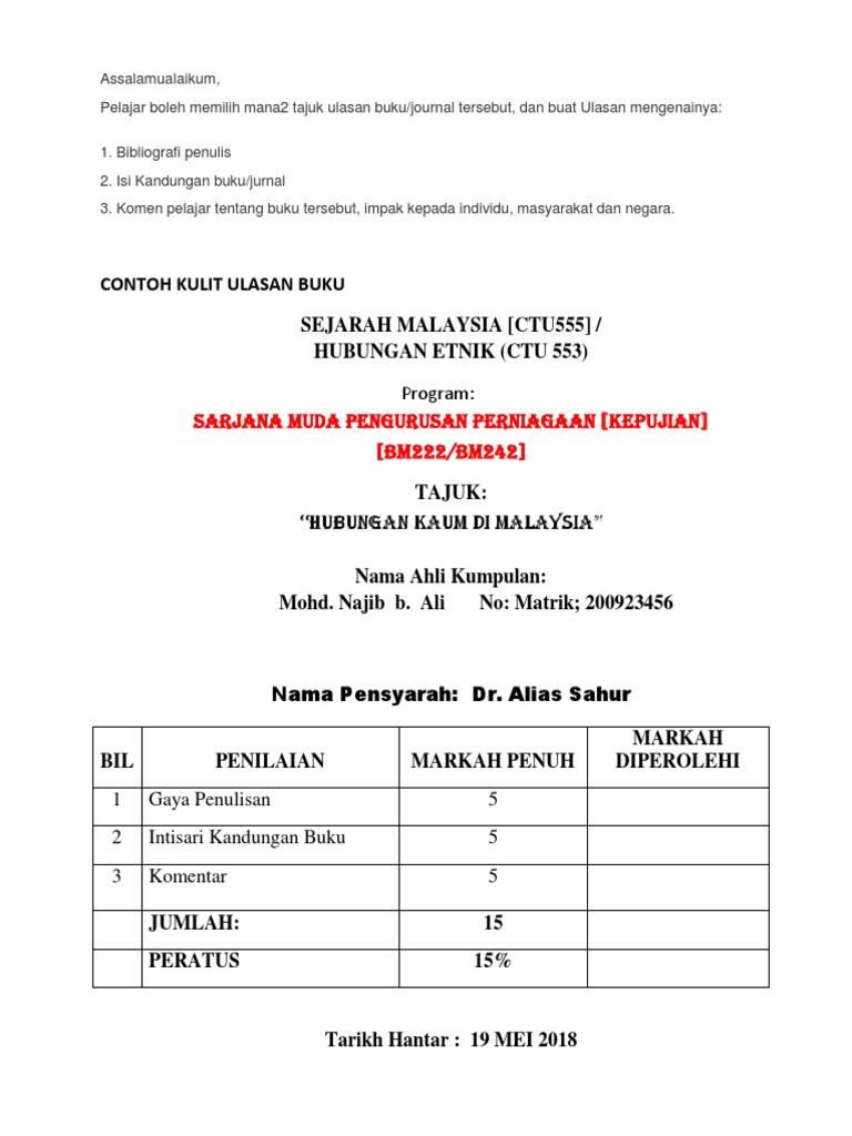 Detail Format Resensi Buku Nomer 18