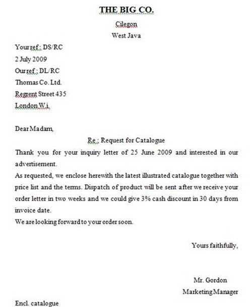 Detail Format Surat Bahasa Inggris Nomer 2