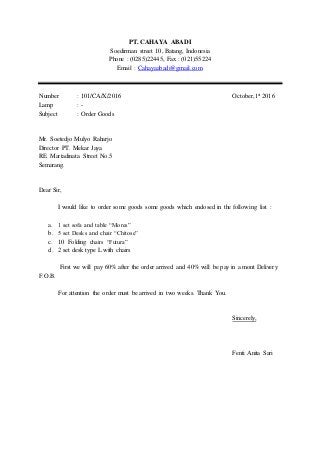 Detail Format Surat Bahasa Inggris Nomer 4