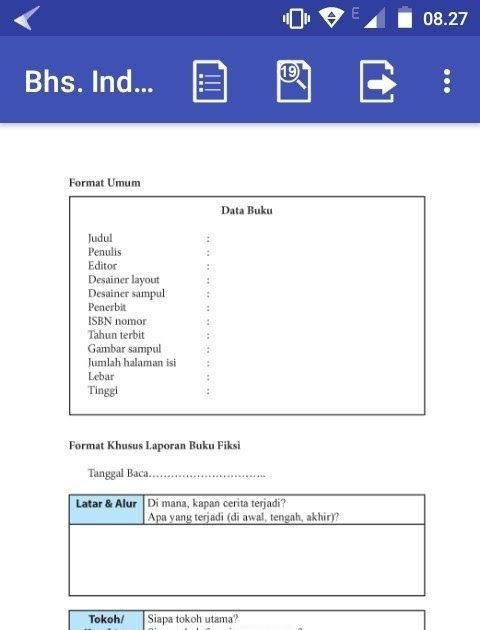 Detail Format Umum Data Buku Nomer 17