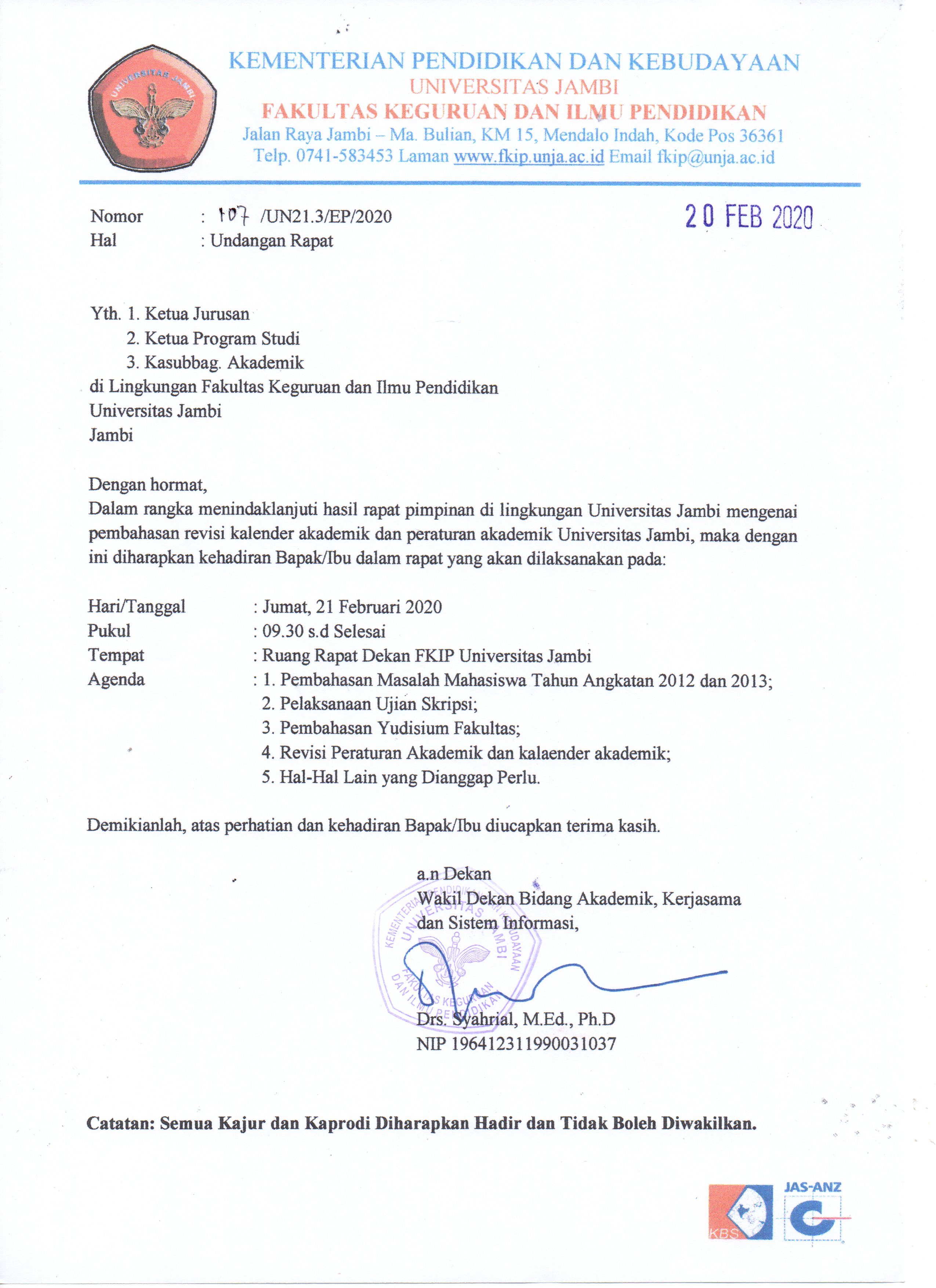 Detail Format Undangan Rapat Nomer 24