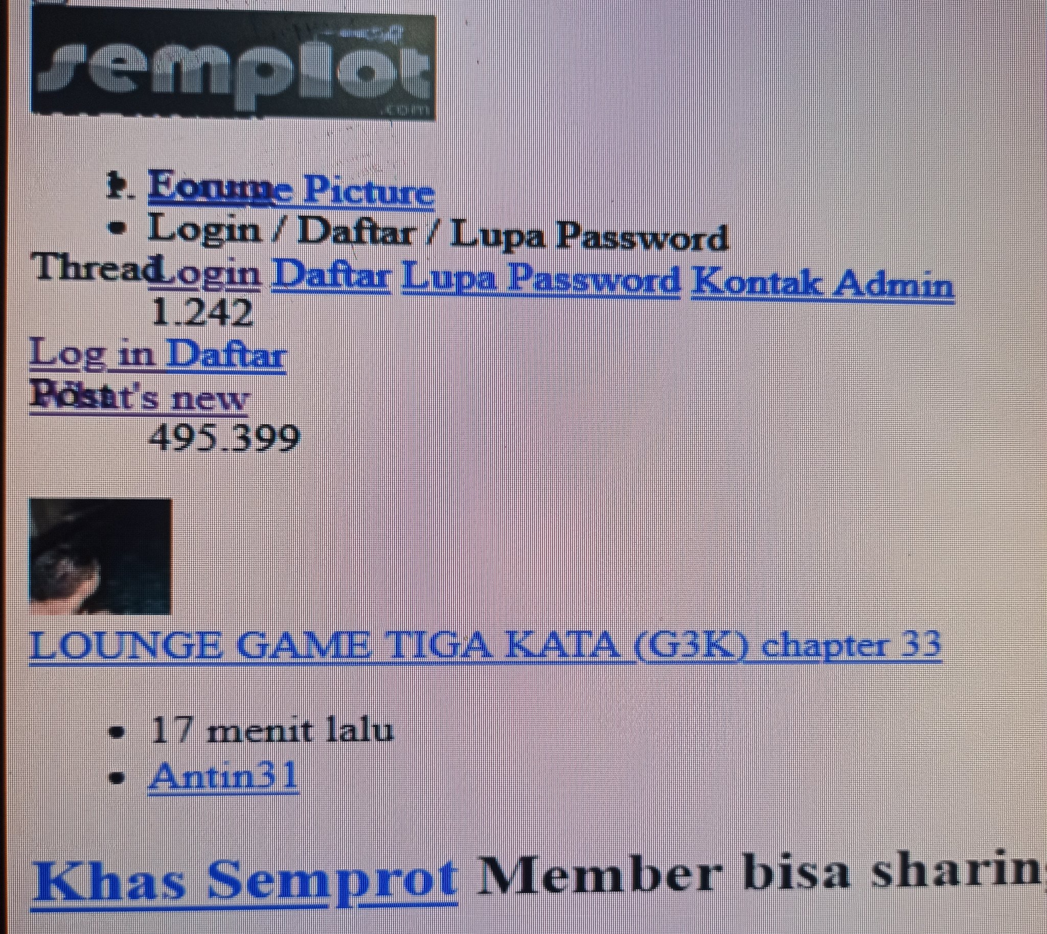 Detail Forum Semprot Login Nomer 26