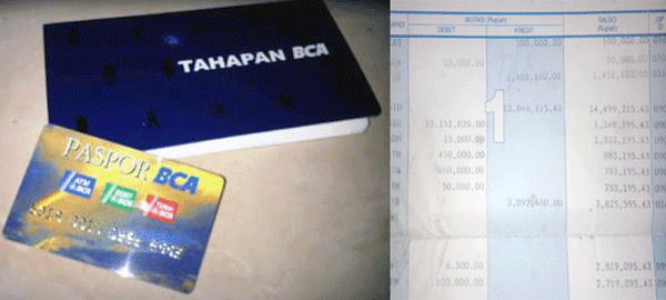 Detail Foto Buku Rekening Bca Nomer 16