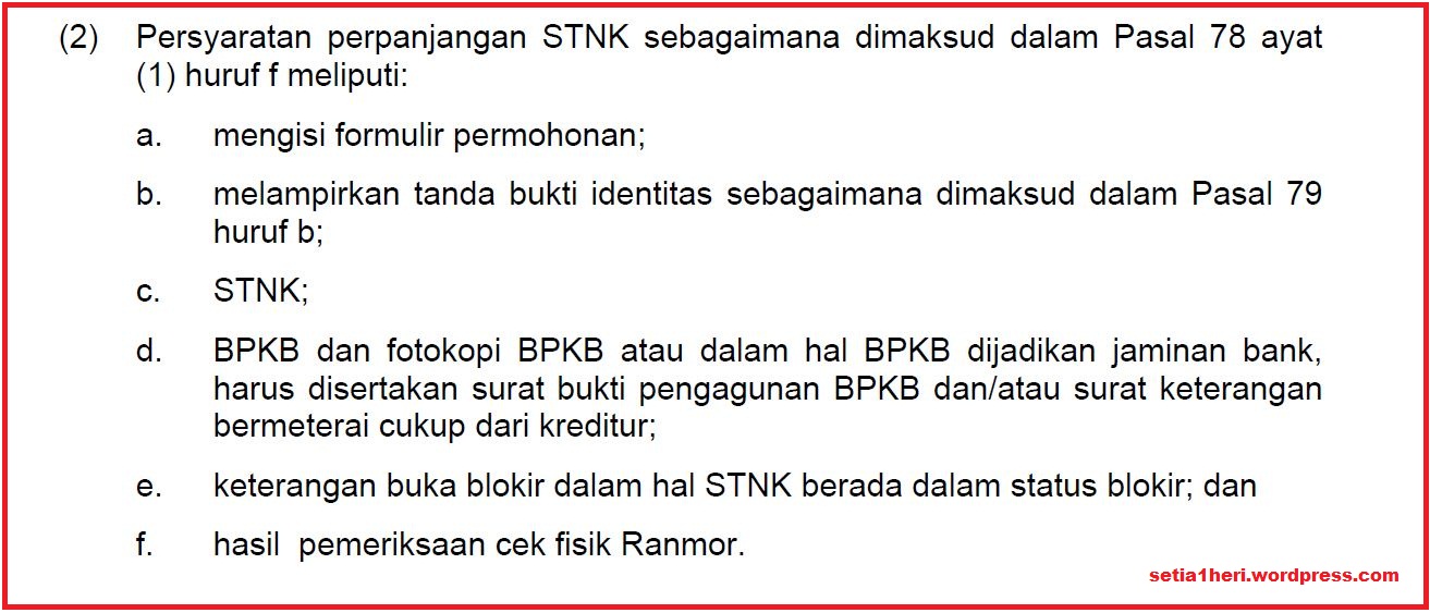 Detail Foto Copy Bpkb Untuk Perpanjang Stnk Nomer 52